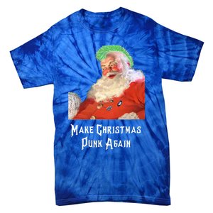 Punk Rock Christmas Santa Punk Rock Great Gift Tie-Dye T-Shirt