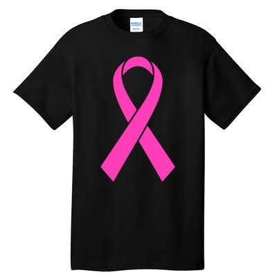 Pink Ribbon Cancer Day Breast Cancer Awareness Tall T-Shirt