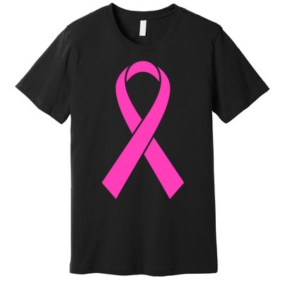 Pink Ribbon Cancer Day Breast Cancer Awareness Premium T-Shirt