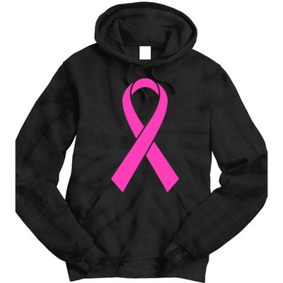 Pink Ribbon Cancer Day Breast Cancer Awareness Tie Dye Hoodie