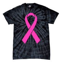 Pink Ribbon Cancer Day Breast Cancer Awareness Tie-Dye T-Shirt