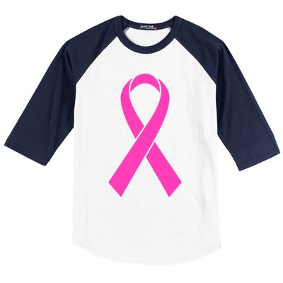 Pink Ribbon Cancer Day Breast Cancer Awareness Baseball Sleeve Shirt