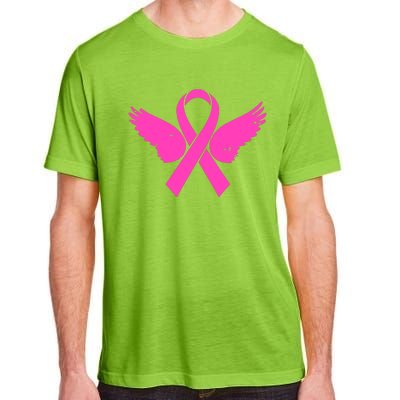 Pink Ribbon Cancer Day Breast Cancer Awareness Adult ChromaSoft Performance T-Shirt