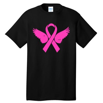 Pink Ribbon Cancer Day Breast Cancer Awareness Tall T-Shirt