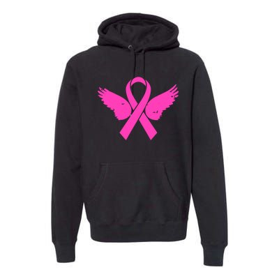 Pink Ribbon Cancer Day Breast Cancer Awareness Premium Hoodie