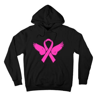 Pink Ribbon Cancer Day Breast Cancer Awareness Tall Hoodie