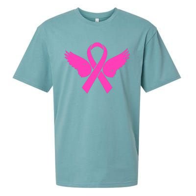 Pink Ribbon Cancer Day Breast Cancer Awareness Sueded Cloud Jersey T-Shirt