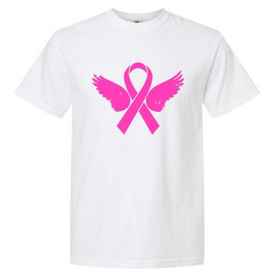 Pink Ribbon Cancer Day Breast Cancer Awareness Garment-Dyed Heavyweight T-Shirt