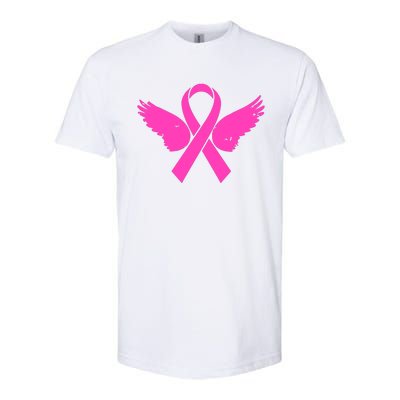 Pink Ribbon Cancer Day Breast Cancer Awareness Softstyle CVC T-Shirt