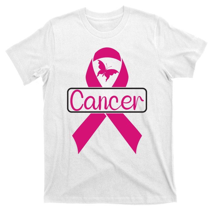 Pink Ribbon Cancer Day Breast Cancer Awareness T-Shirt