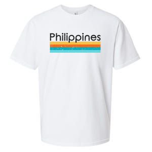 Philippines Retro Design Sueded Cloud Jersey T-Shirt