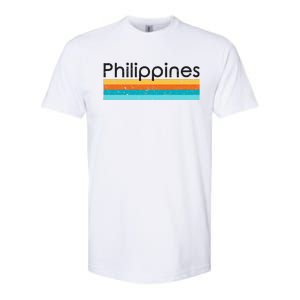 Philippines Retro Design Softstyle CVC T-Shirt