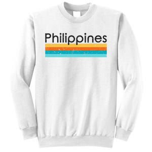 Philippines Retro Design Sweatshirt