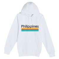 Philippines Retro Design Premium Pullover Hoodie