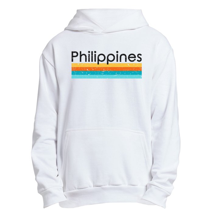 Philippines Retro Design Urban Pullover Hoodie