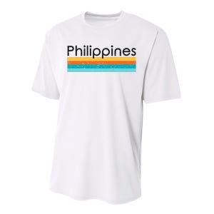 Philippines Retro Design Performance Sprint T-Shirt