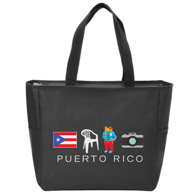 Puerto Rico Dtmf Zip Tote Bag