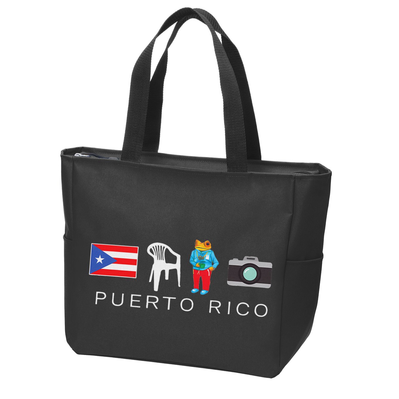 Puerto Rico Dtmf Zip Tote Bag