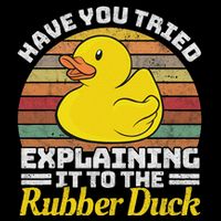 Programming Rubber Duck Software Developer Debugging Ladies Essential Flowy Tank