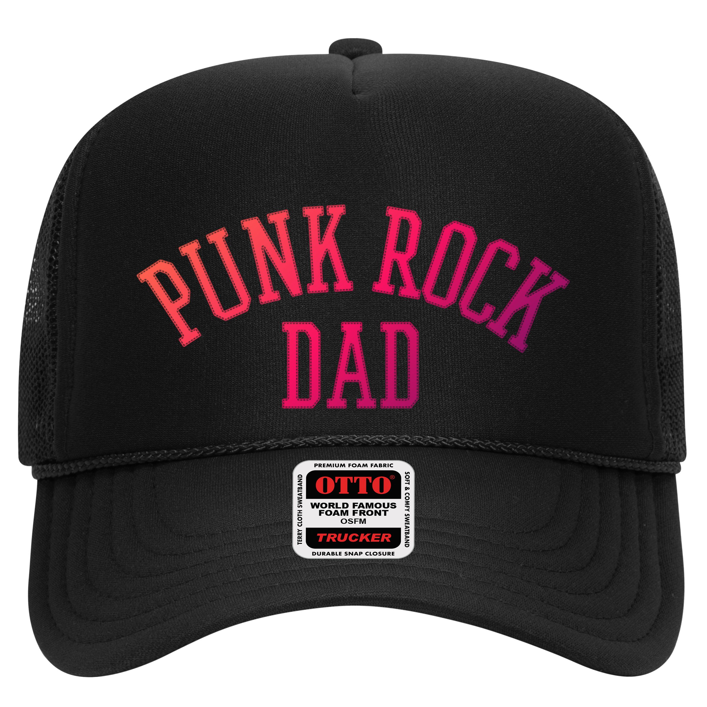 Punk Rock Dad Gift Tattoos Punker Rocker Ska Band Music Funny Gift Hat