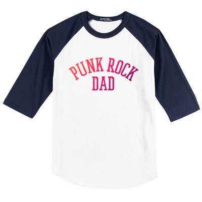 Punk Rock Dad Gift Tattoos Punker Rocker Ska Band Music Funny Gift Baseball Sleeve Shirt