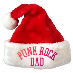 Punk Rock Dad Gift Tattoos Punker Rocker Ska Band Music Funny Gift Premium Christmas Santa Hat