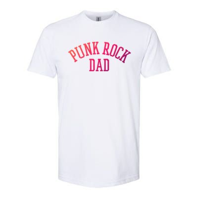 Punk Rock Dad Gift Tattoos Punker Rocker Ska Band Music Funny Gift Softstyle CVC T-Shirt