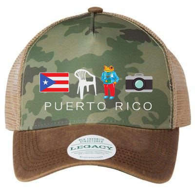 Puerto Rico Dtmf Legacy Tie Dye Trucker Hat