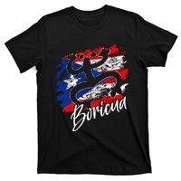 Puerto Rico Distressed Rican Roots Coqui Taino Boricua Frog T-Shirt