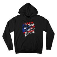 Puerto Rico Distressed Rican Roots Coqui Taino Boricua Frog Tall Hoodie