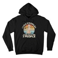 Poodle Retro Dog Lover Funny Poodle Hoodie