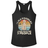 Poodle Retro Dog Lover Funny Poodle Ladies PosiCharge Competitor Racerback Tank