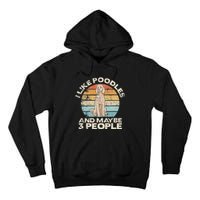 Poodle Retro Dog Lover Funny Poodle Tall Hoodie