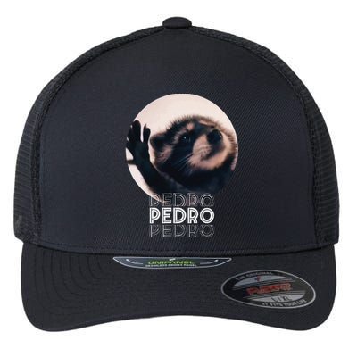 Pedro Racoon Dance Popular Internet Meme Mapache Dance Flexfit Unipanel Trucker Cap