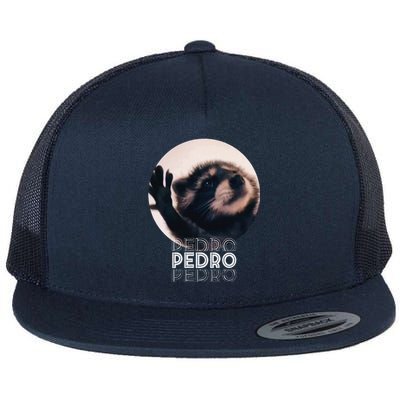 Pedro Racoon Dance Popular Internet Meme Mapache Dance Flat Bill Trucker Hat