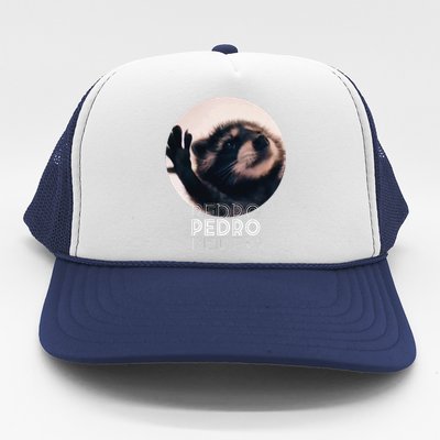 Pedro Racoon Dance Popular Internet Meme Mapache Dance Trucker Hat