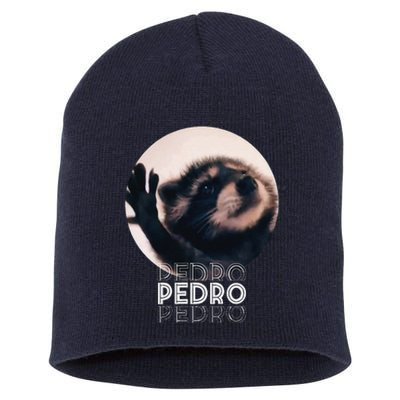 Pedro Racoon Dance Popular Internet Meme Mapache Dance Short Acrylic Beanie