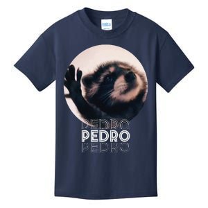 Pedro Racoon Dance Popular Internet Meme Mapache Dance Kids T-Shirt