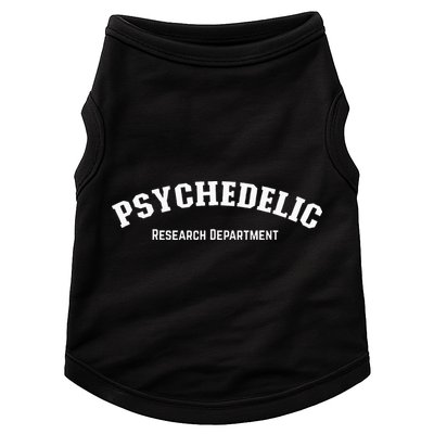 Psychedelic Research Department Funny Psychedelic Doggie Tank