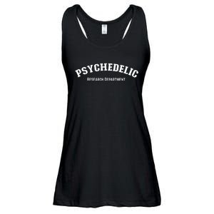 Psychedelic Research Department Funny Psychedelic Ladies Essential Flowy Tank