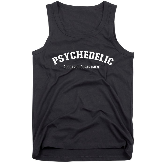 Psychedelic Research Department Funny Psychedelic Tank Top