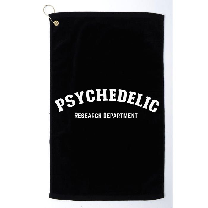 Psychedelic Research Department Funny Psychedelic Golf Towel