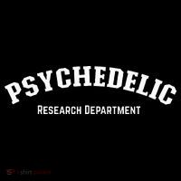 Psychedelic Research Department Funny Psychedelic Cropped Pullover Crew
