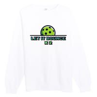 Pickle Reminder Design Premium Crewneck Sweatshirt