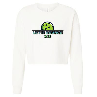 Pickle Reminder Design Cropped Pullover Crew