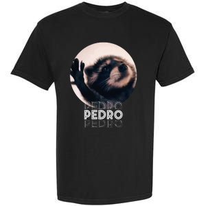 Pedro Racoon Dance Popular Internet Meme Mapache Dance Garment-Dyed Heavyweight T-Shirt