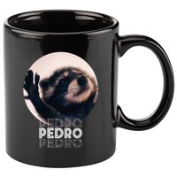 Pedro Racoon Dance Popular Internet Meme Mapache Dance 11oz C Handle Ceramic Mug