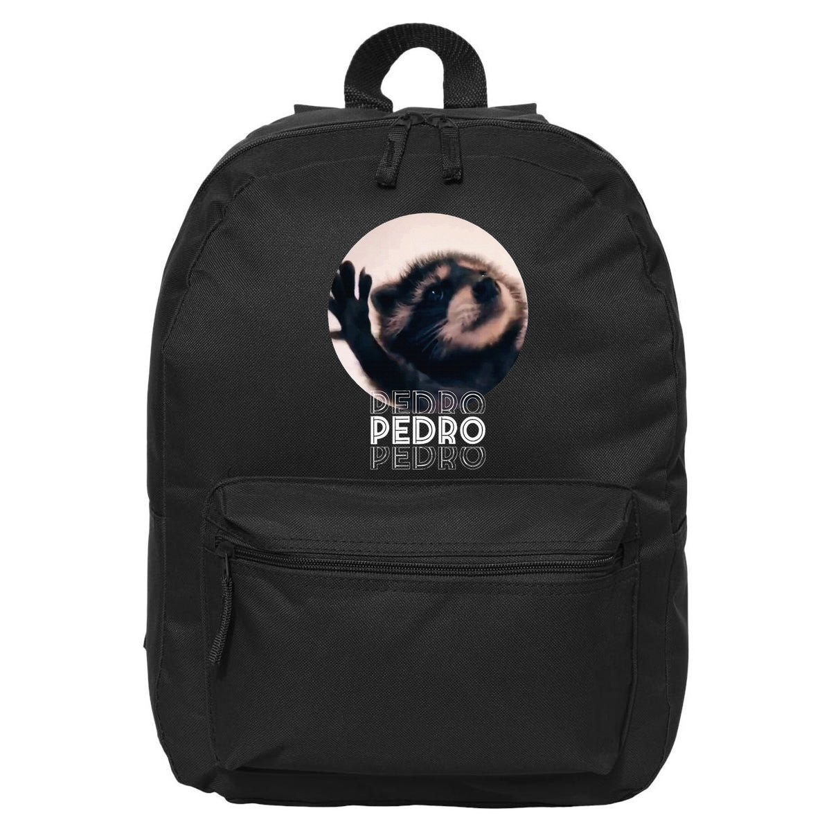Pedro Racoon Dance Popular Internet Meme Mapache Dance 16 in Basic Backpack