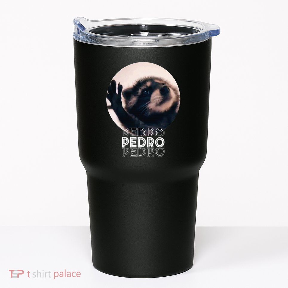 Pedro Racoon Dance Popular Internet Meme Mapache Dance Tumbler