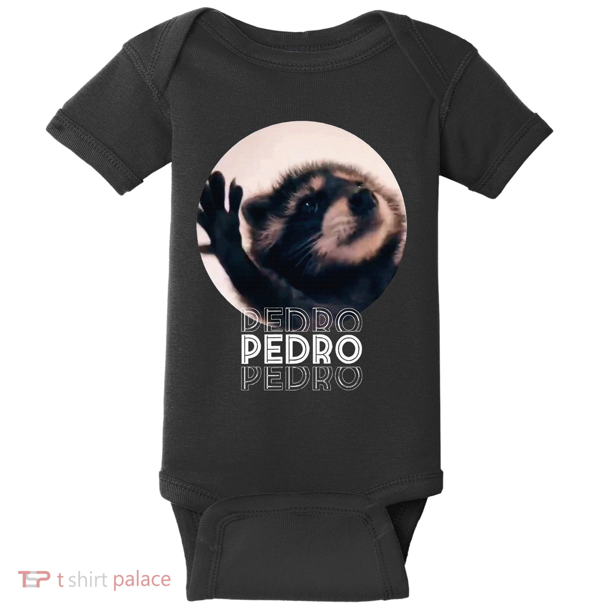 Pedro Racoon Dance Popular Internet Meme Mapache Dance Baby Bodysuit